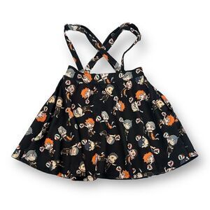 Hot Topic Haikyu Suspenders Skirt Size Medium